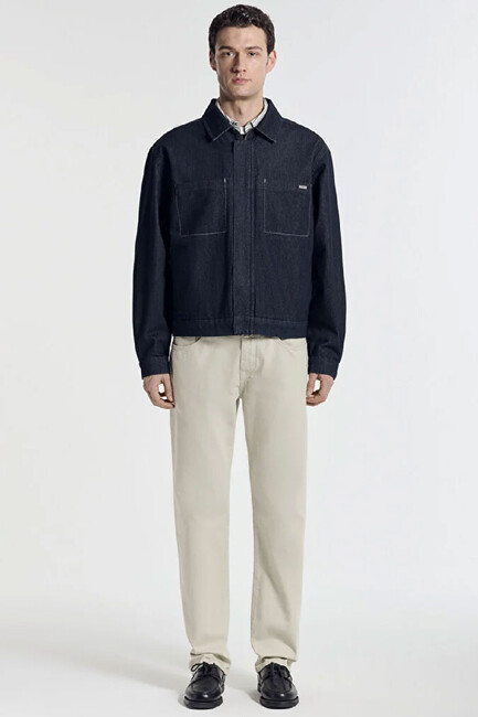 Erkek Jeran Edition Denim Ceket 0111229-A1711 Lacivert - Thumbnail