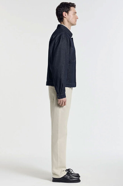 Erkek Jeran Edition Denim Ceket 0111229-A1711 Lacivert - Thumbnail