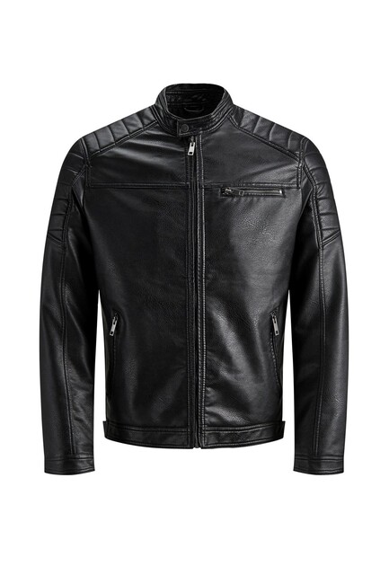 Erkek Rocky Ceket 12147218 Siyah - Thumbnail