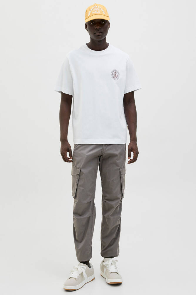 Erkek Kane Noah Cuffed Cargo Pantolon 12242264 Gri 