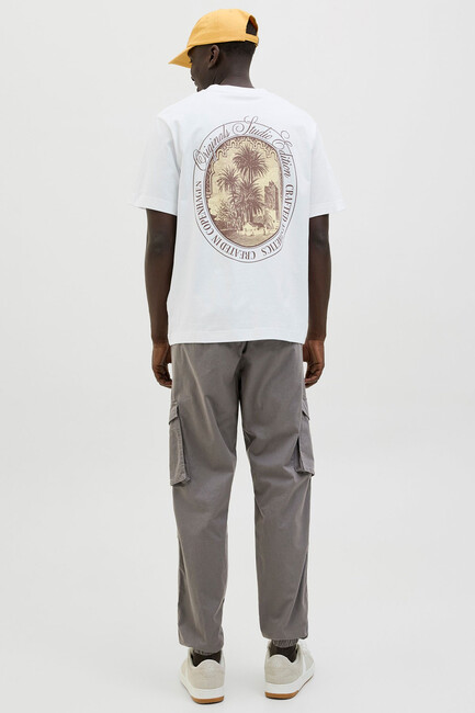 Erkek Kane Noah Cuffed Cargo Pantolon 12242264 Gri (2)