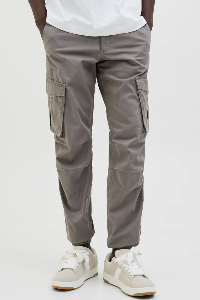 Erkek Kane Noah Cuffed Cargo Pantolon 12242264 Gri 