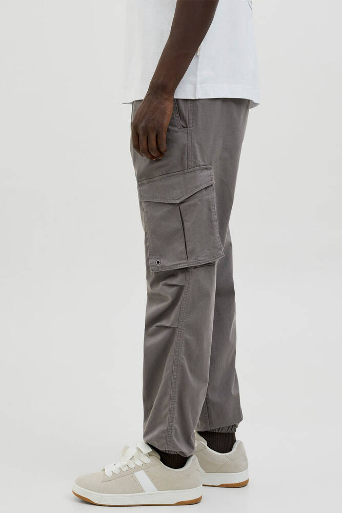 Erkek Kane Noah Cuffed Cargo Pantolon 12242264 Gri 