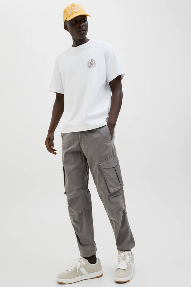 Erkek Kane Noah Cuffed Cargo Pantolon 12242264 Gri 