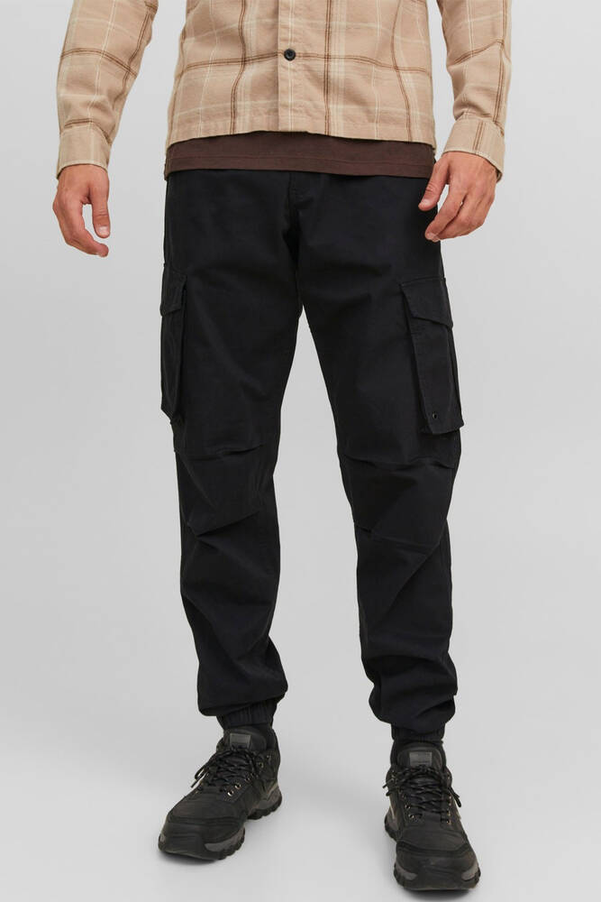 Erkek Kane Noah Cuffed Cargo Pantolon 12242264 Siyah 