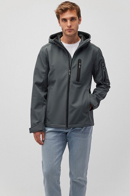 Erkek Kapüşonlu Ceket 0110264-71598 Yeşil (2)
