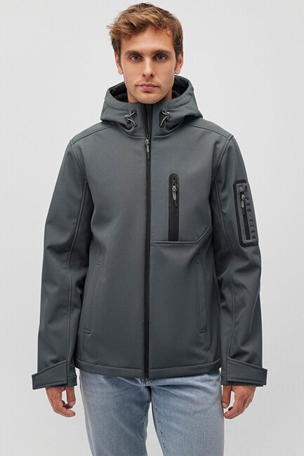 Erkek Kapüşonlu Ceket 0110264-71598 Yeşil (3)