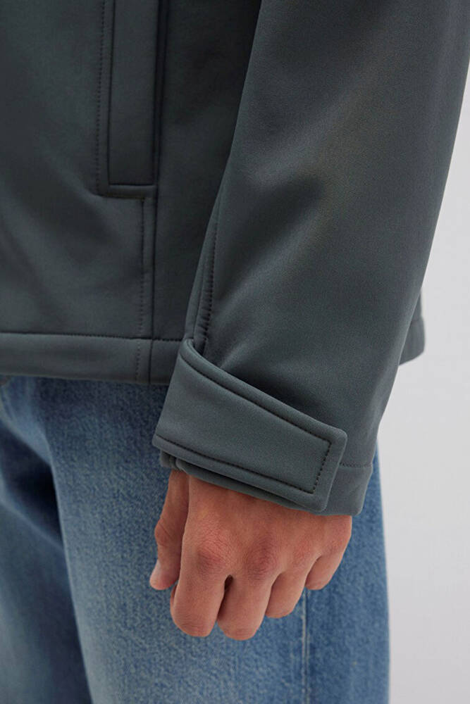 Erkek Kapüşonlu Ceket 0110264-71598 Yeşil 