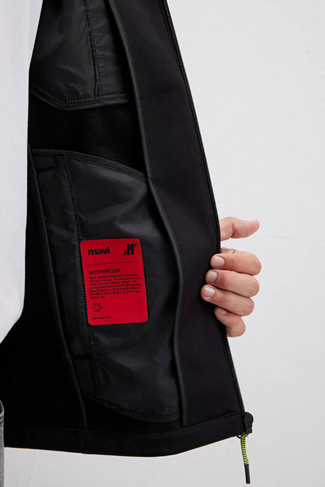 Erkek Kapüşonlu Ceket 0110264-900 Siyah 