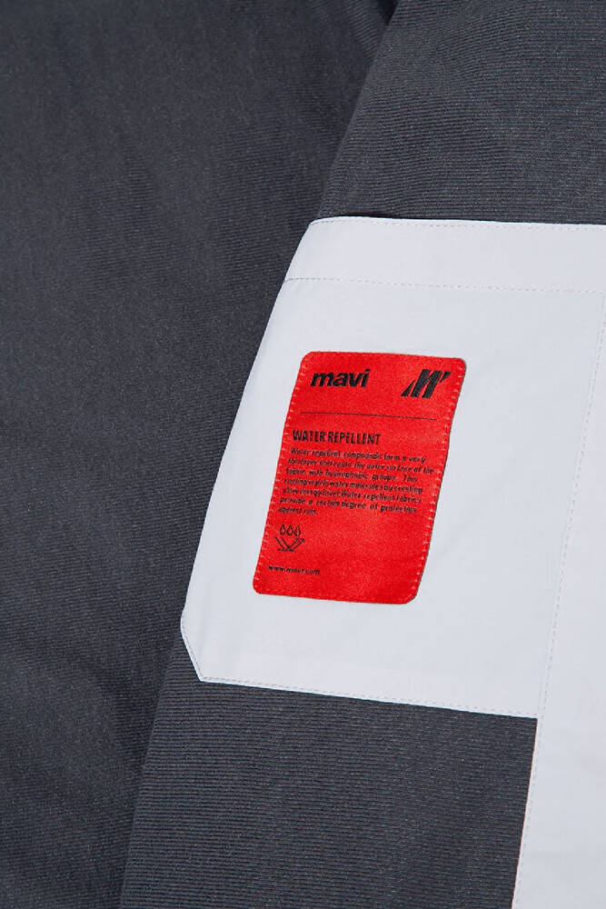 Erkek Kapüşonlu Ceket 0110463-70075 Gri 