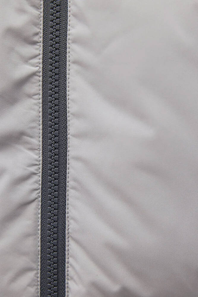 Erkek Kapüşonlu Ceket 0110463-70075 Gri 