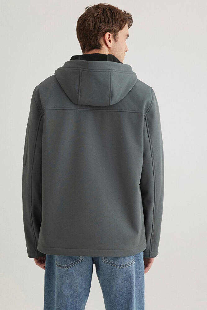 Erkek Kapüşonlu Ceket 0110562-71598 Haki 