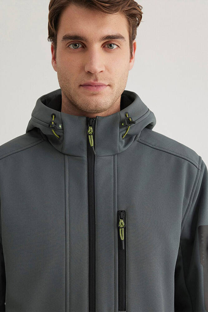 Erkek Kapüşonlu Ceket 0110562-71598 Haki 