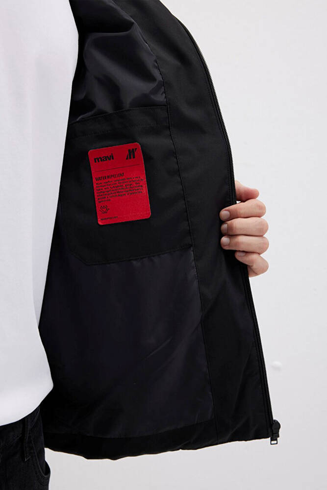 Erkek Kapüşonlu Ceket 0110651-71379 Siyah 