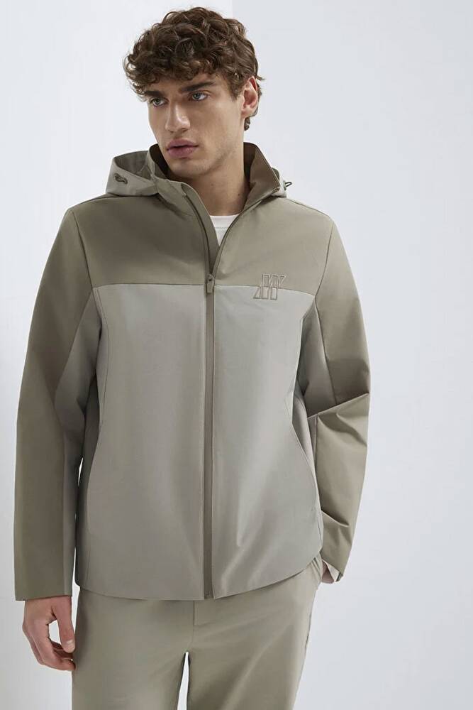 Erkek Kapüşonlu Ceket 0110792-70154 Yeşil 