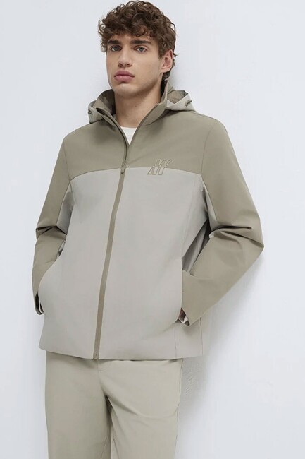 Erkek Kapüşonlu Ceket 0110792-70154 Yeşil (2)