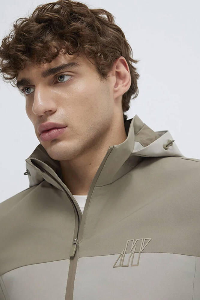 Erkek Kapüşonlu Ceket 0110792-70154 Yeşil 