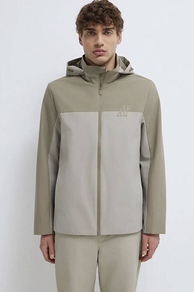 Erkek Kapüşonlu Ceket 0110792-70154 Yeşil 