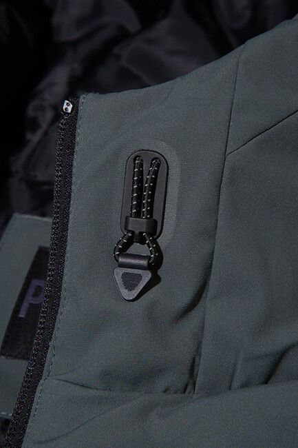 Erkek Kapüşonlu Mont 0110651-85550 Gri - Thumbnail