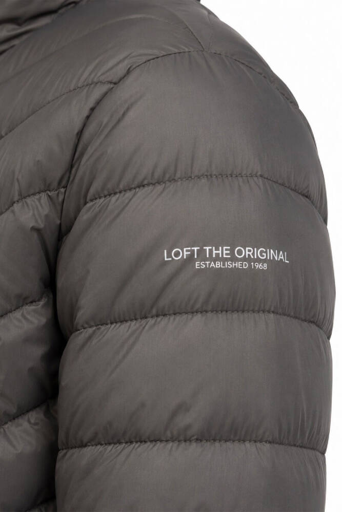 Erkek Kapüşonlu Mont LF2043694 Haki  - 6
