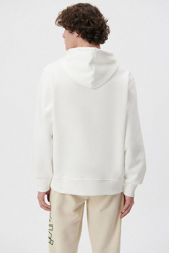 Erkek Kapüşonlu Sweat 065809-34519 Beyaz 