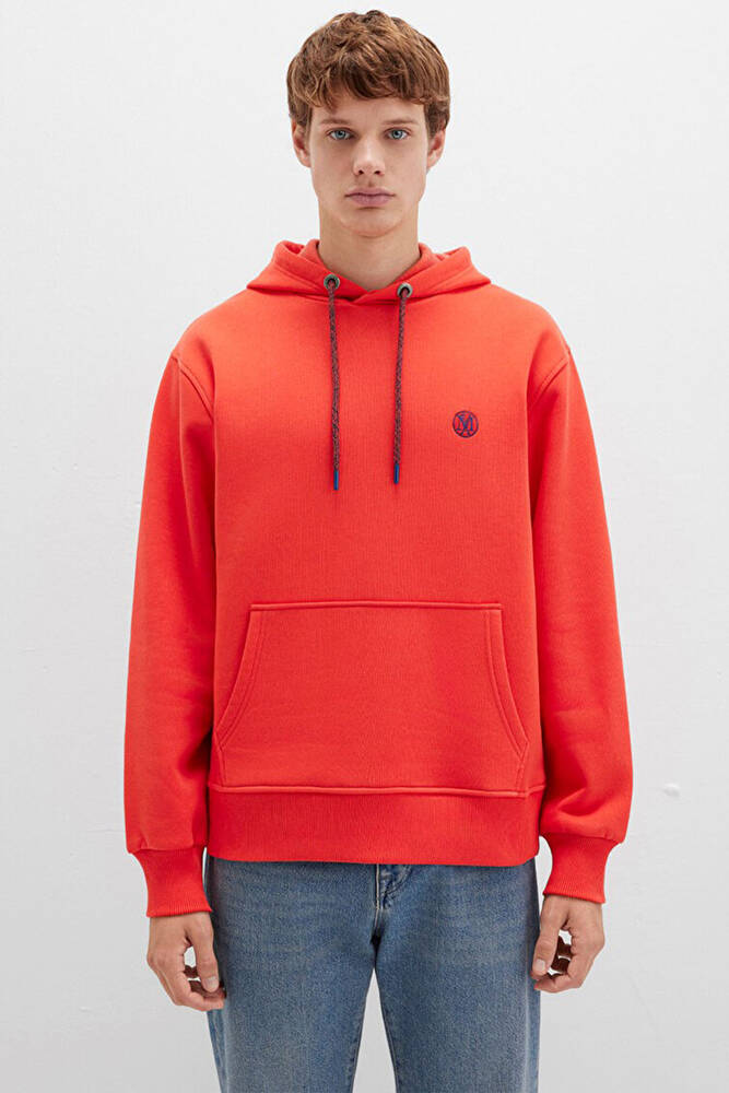 Erkek Kapüşonlu Sweat 065809-70481 Turuncu 