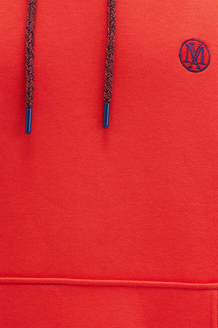 Erkek Kapüşonlu Sweat 065809-70481 Turuncu - Thumbnail