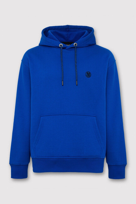 Erkek Kapüşonlu Sweat 065809-70896 Mavi  - 6