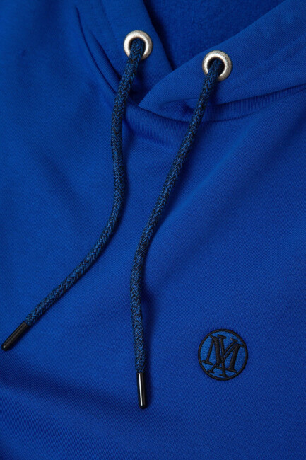 Erkek Kapüşonlu Sweat 065809-70896 Mavi  - 8