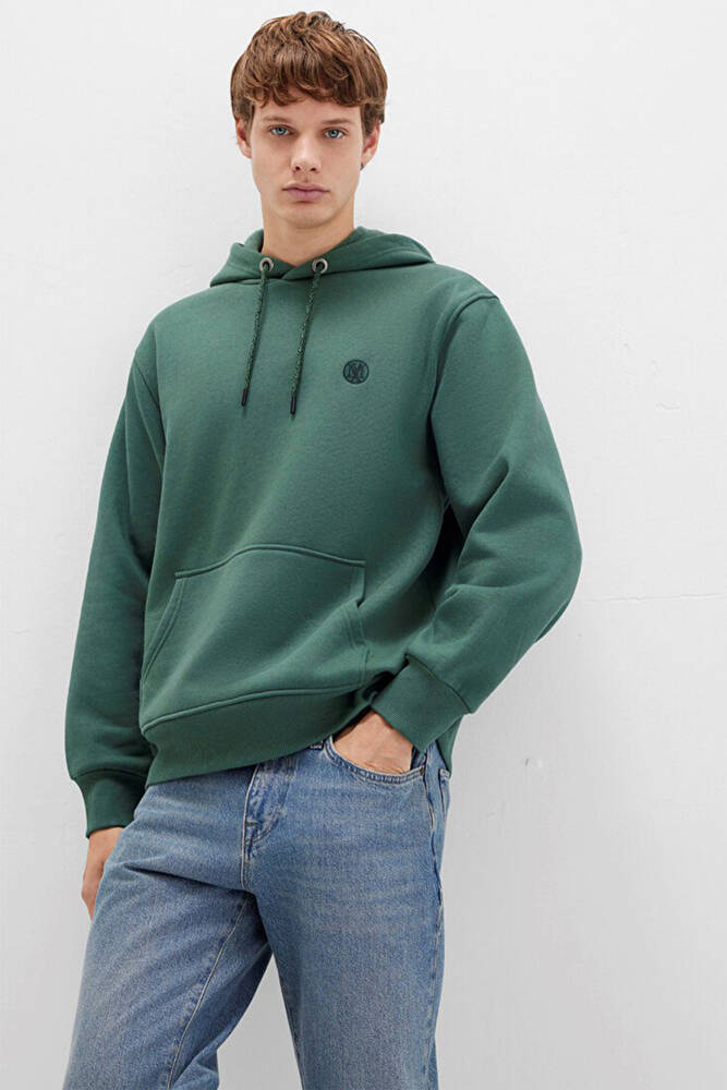 Erkek Kapüşonlu Sweat 065809-71580 Yeşil 