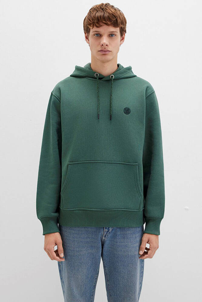 Erkek Kapüşonlu Sweat 065809-71580 Yeşil 