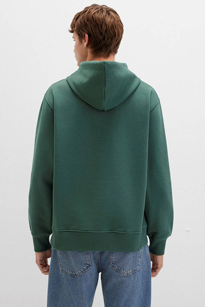 Erkek Kapüşonlu Sweat 065809-71580 Yeşil 