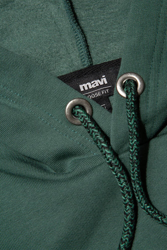 Erkek Kapüşonlu Sweat 065809-71580 Yeşil 