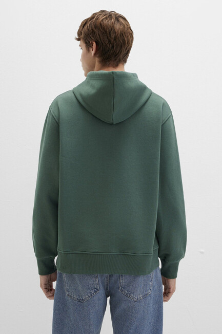 Erkek Kapüşonlu Sweat 065809-71580 Yeşil  - 4