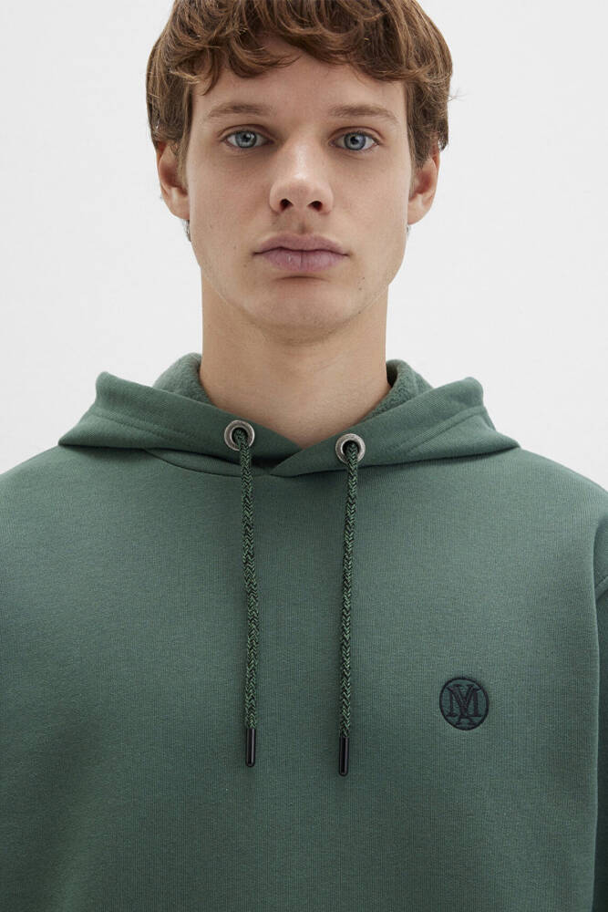 Erkek Kapüşonlu Sweat 065809-71580 Yeşil  - 5