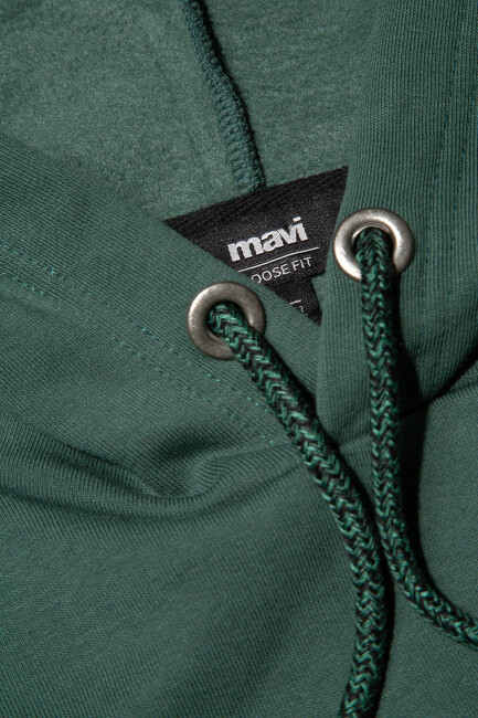 Erkek Kapüşonlu Sweat 065809-71580 Yeşil  - 6