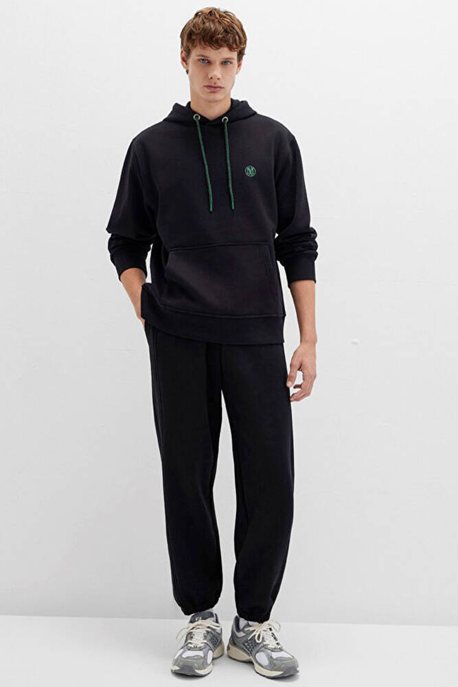 Erkek Kapüşonlu Sweat 065809-900 Siyah 