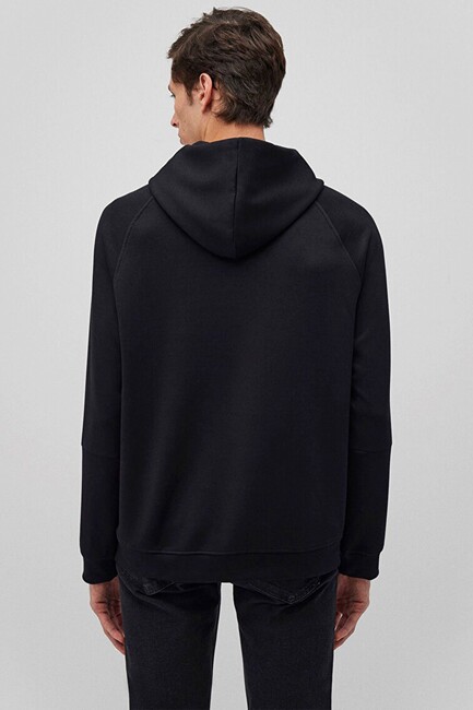 Erkek Kapüşonlu Sweat 0S10250-900 Siyah (3)