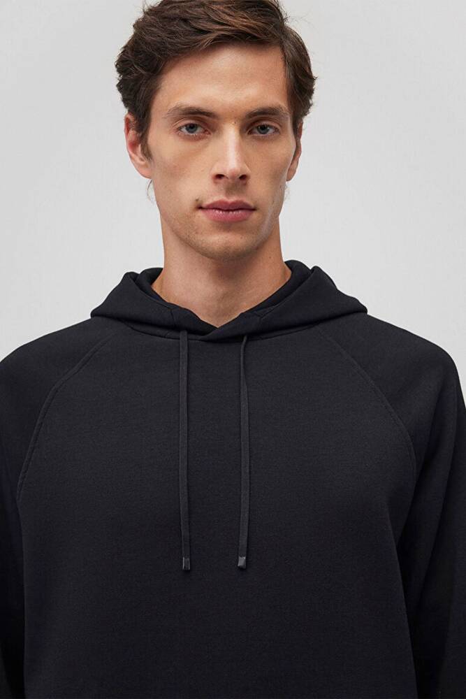 Erkek Kapüşonlu Sweat 0S10250-900 Siyah 