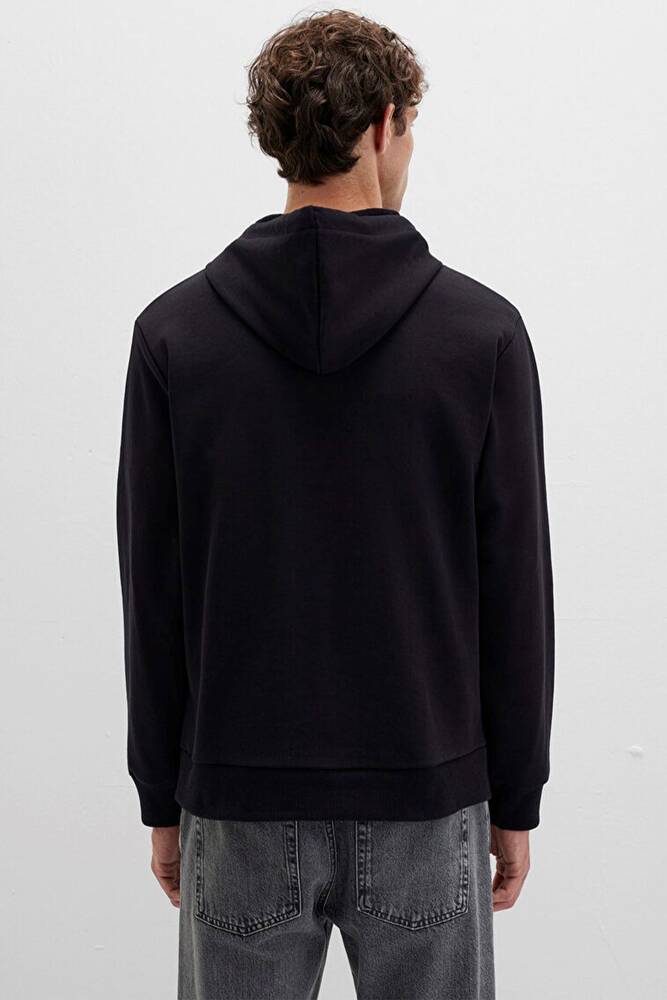 Erkek Kapüşonlu Sweat 0S10395-900 Siyah 