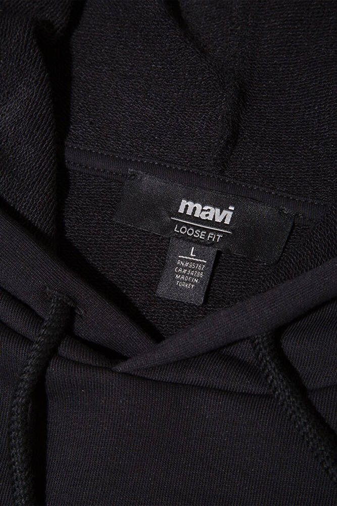 Erkek Kapüşonlu Sweat 0S10395-900 Siyah 