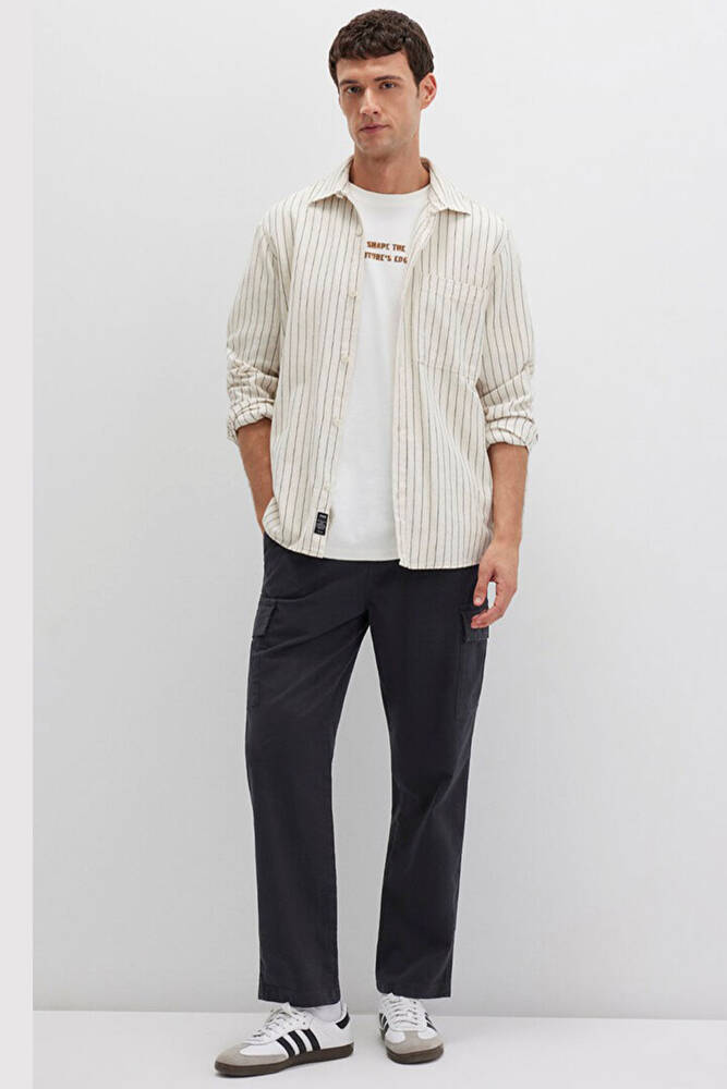 Erkek Kargo Pantolon 0010552-71379 Siyah 