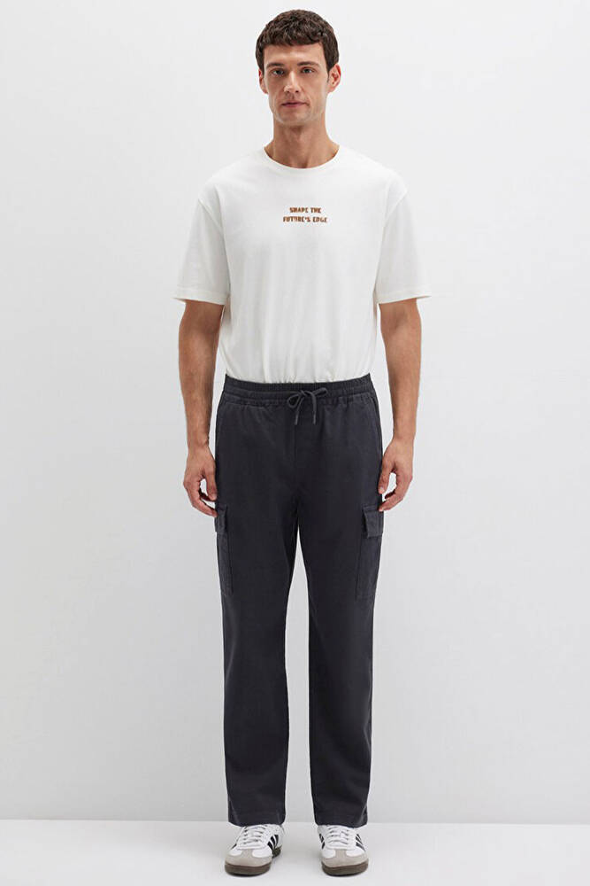 Erkek Kargo Pantolon 0010552-71379 Siyah 