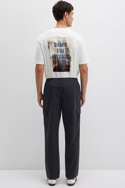 Erkek Kargo Pantolon 0010552-71379 Siyah - Thumbnail