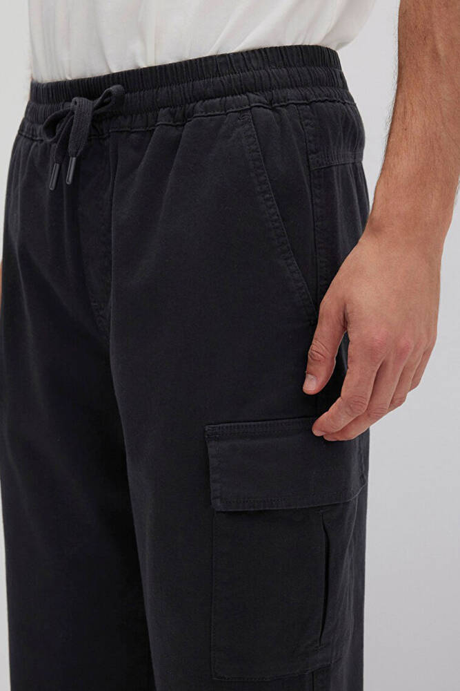 Erkek Kargo Pantolon 0010552-71379 Siyah 