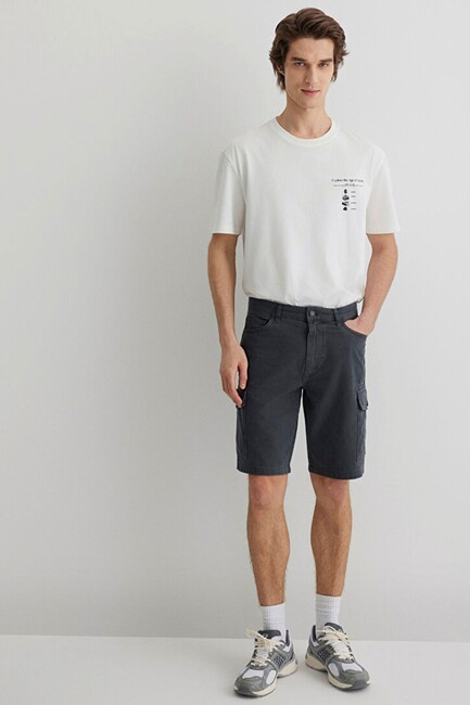 Erkek Kargo Şort 0410287-80776 Lacivert (3)