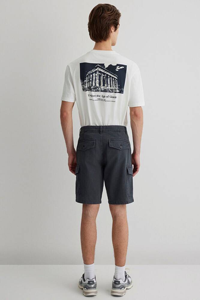 Erkek Kargo Şort 0410287-80776 Lacivert 