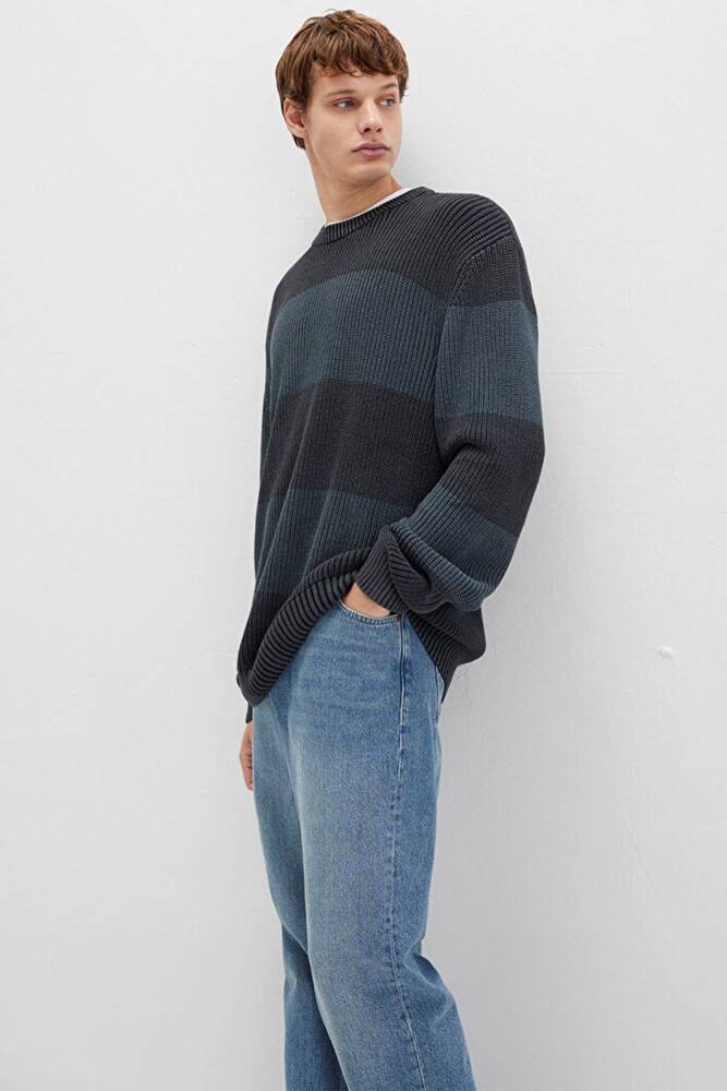 Erkek Kazak 0710290-70090 Gri 