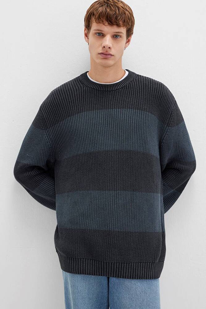 Erkek Kazak 0710290-70090 Gri 