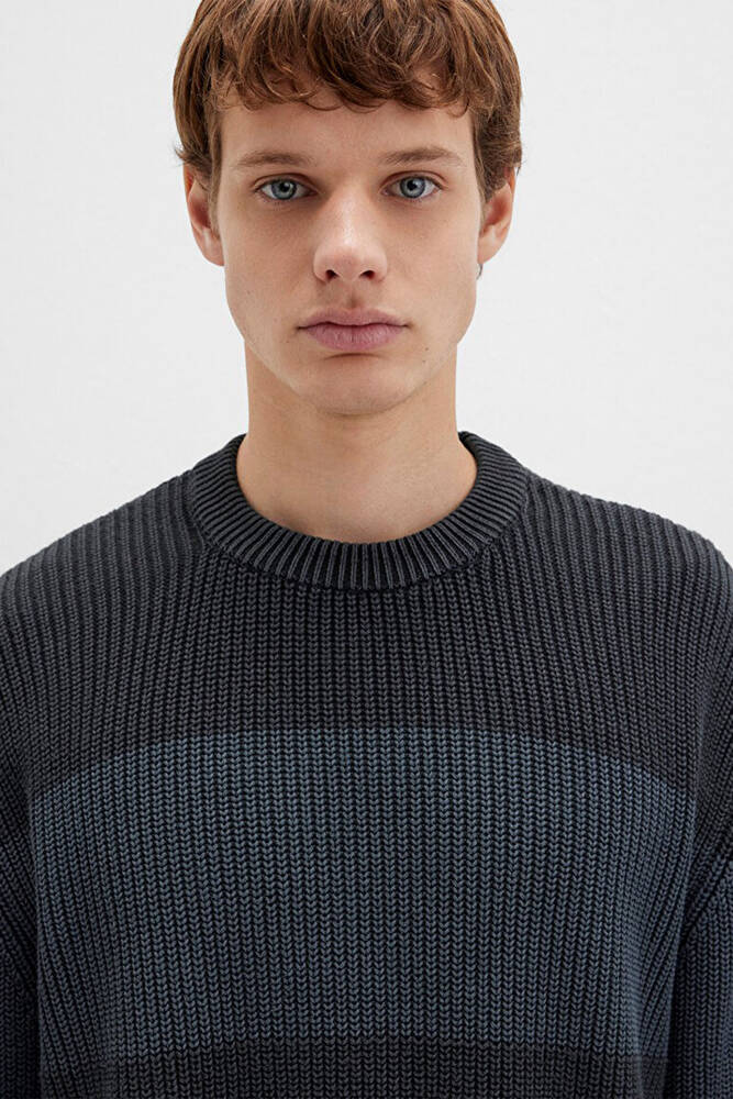 Erkek Kazak 0710290-70090 Gri 